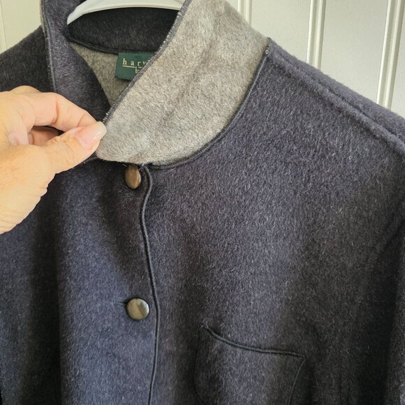 Harvé Benard Wool Blend Jacket Size 10 Button-Front Ukraine Chic Deadstock - Picture 6 of 10